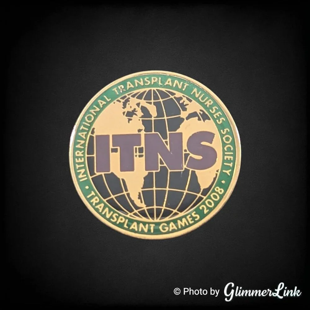 ITNS Transplant Games 2008 Enamel Pin International Transplant Nurses Society
